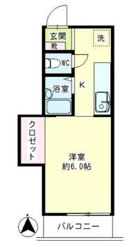 平安コーポラスＮｏ．１４（102） 間取り図画像