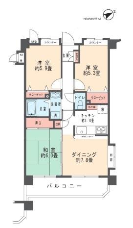  間取り図写真