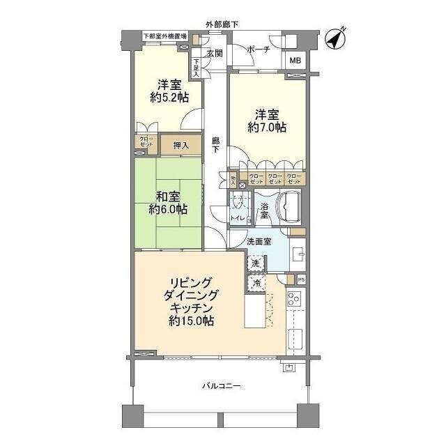  間取り図写真
