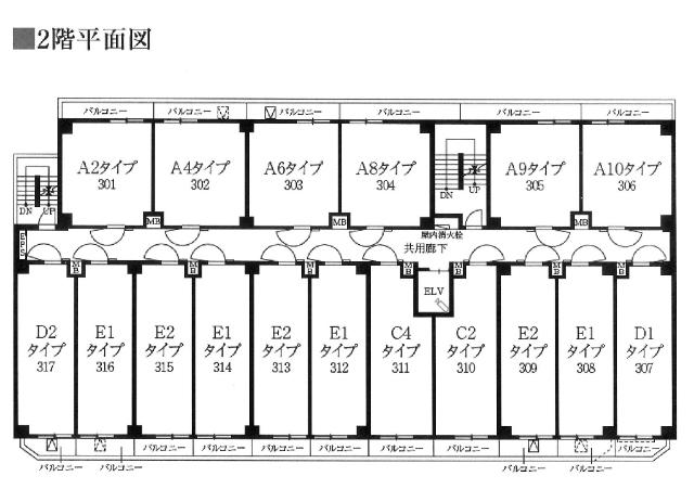 同タイプの他のお部屋の間取り