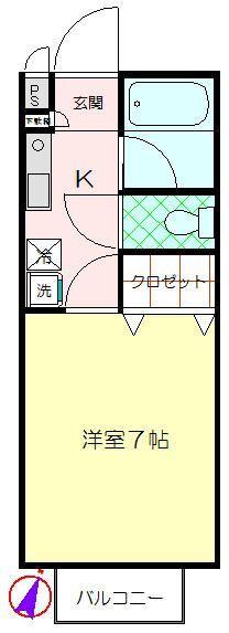 メイプルⅡ（102） 間取り図画像