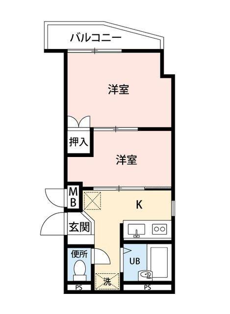 ベルポアン多摩川（301） 間取り図画像