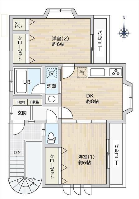  間取り図写真