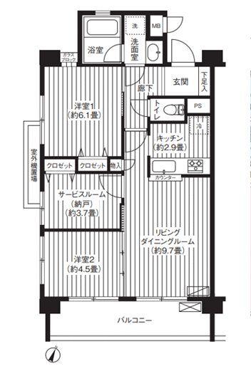  間取り図写真