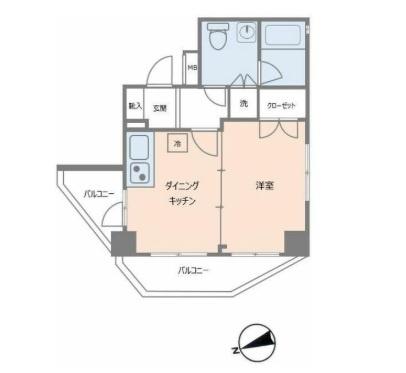 世田谷区玉川台マンション 間取り図画像