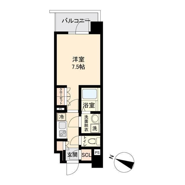 川崎市高津区二子マンション 間取り図画像