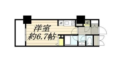 世田谷区駒沢マンション 間取り図画像