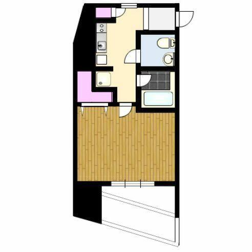 世田谷区駒沢マンション 間取り図画像