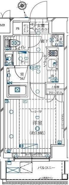 世田谷区瀬田マンション 間取り図画像