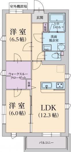 アルフィーネ（204） 間取り図画像