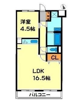 世田谷区野毛マンション 間取り図画像