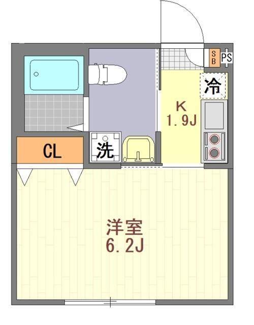マウ溝の口（302） 間取り図画像