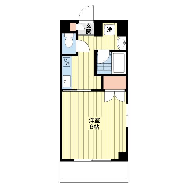 コーラル宮崎台（505） 間取り図画像