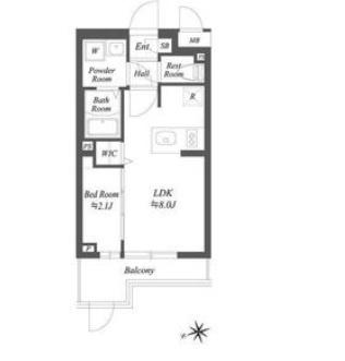 世田谷区玉川台マンション 間取り図画像