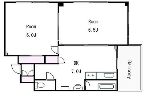 世田谷区用賀マンション 間取り図画像