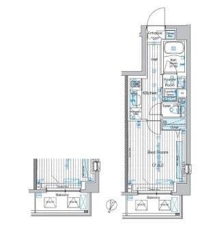 世田谷区瀬田マンション 間取り図画像