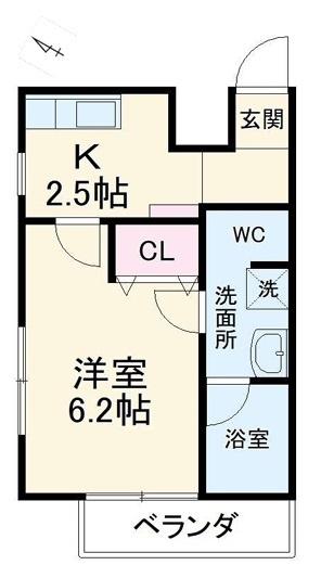 Gatherhouse宮崎台（201） 間取り図画像