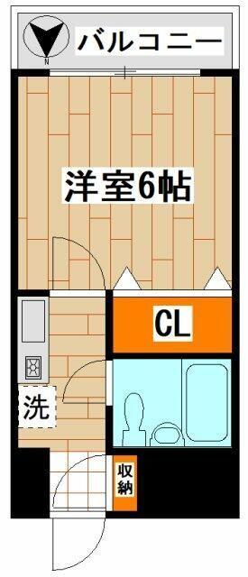 リバーサイド久地（202） 間取り図画像