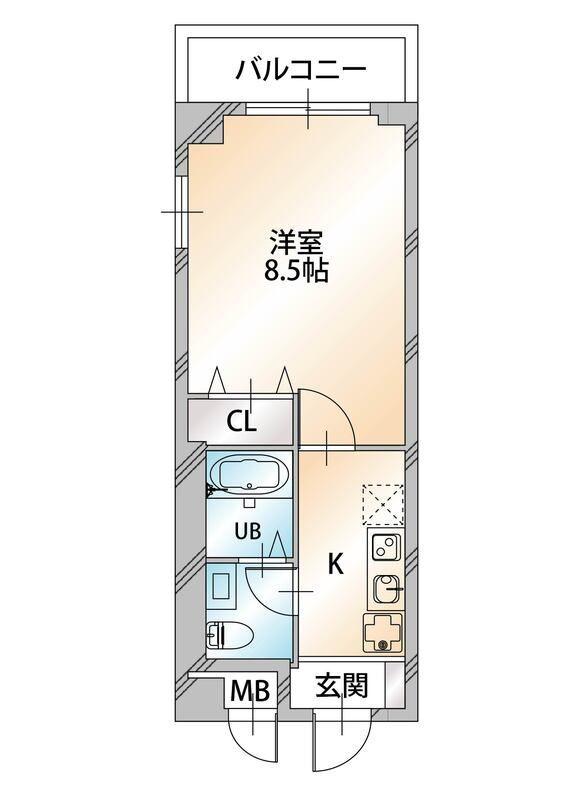 KDXレジデンス溝の口（511） 間取り図画像