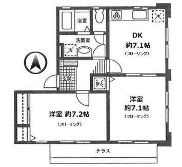 プラザ・ワン（C-202） 間取り図画像