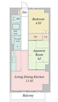 COMODO宮崎台（704） 間取り図画像