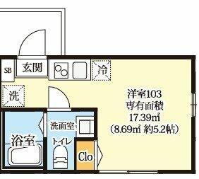 ルミナス生田（103） 間取り図画像