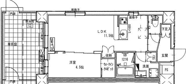 コントレイル（101） 間取り図画像