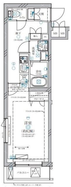 ディアレイシャス溝の口（308） 間取り図画像
