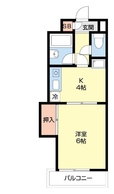 パレスパルテノン（205） 間取り図画像