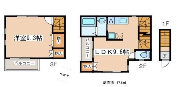 Gatherhouse溝の口Ⅱ（201） 間取り図画像