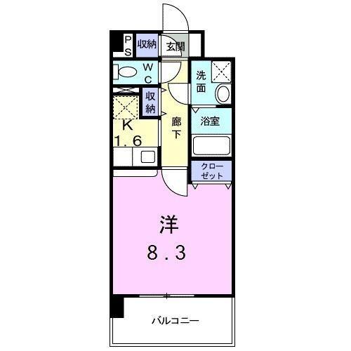 レヴァータ（204） 間取り図画像