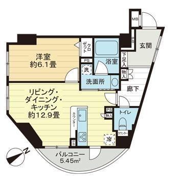 世田谷区玉川台マンション 間取り図画像