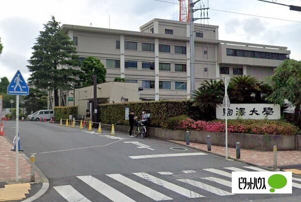 駒澤大学図書館：1221m