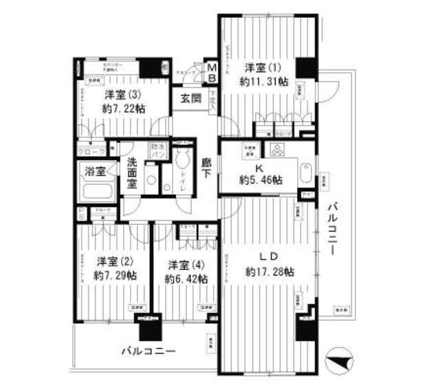  間取り図写真