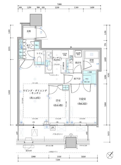  間取り図写真