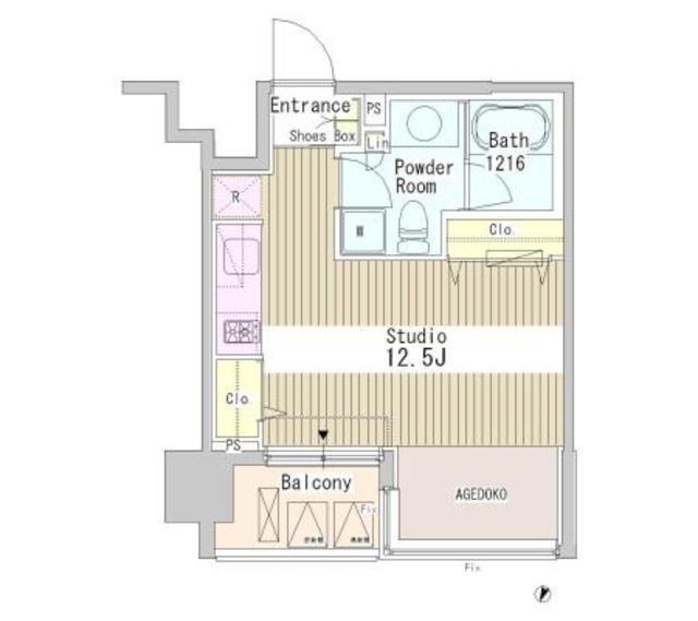 アーバンキューブ九段南（802） 間取り図画像