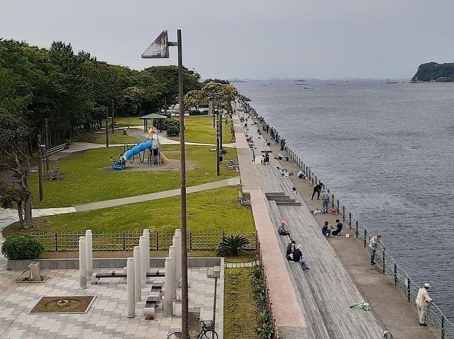海辺つり公園：350m