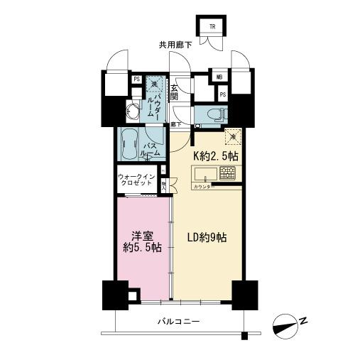 ダイレクトタワー池袋要町（1304） 間取り図画像