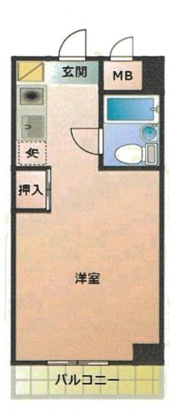 トップ衣笠第５ 間取り図画像