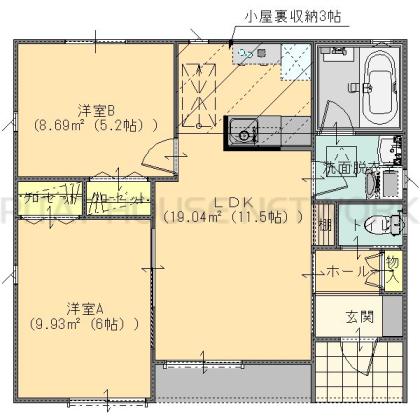  間取り図写真