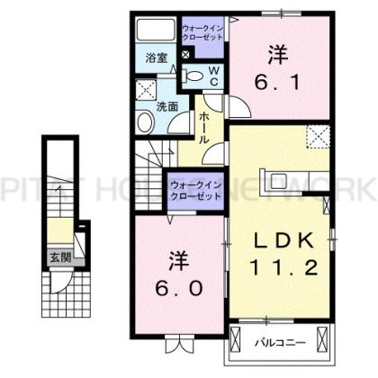 セレノＢ 間取り図写真