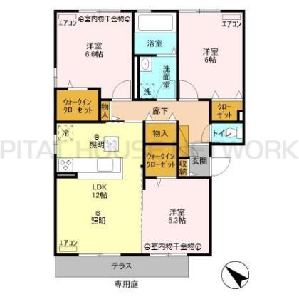  間取り図写真