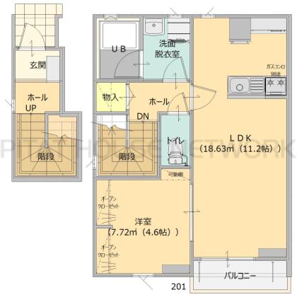  間取り図写真