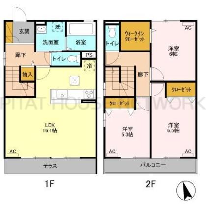  間取り図写真
