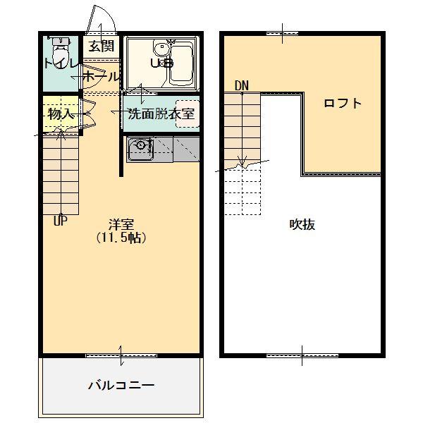 レベイユマレン（110） 間取り図画像