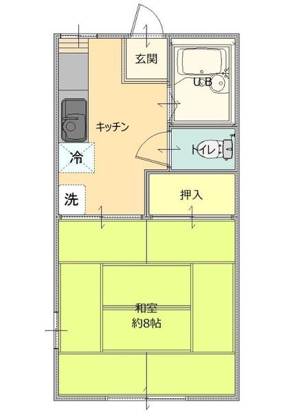 ハイコーポワン（201） 間取り図画像