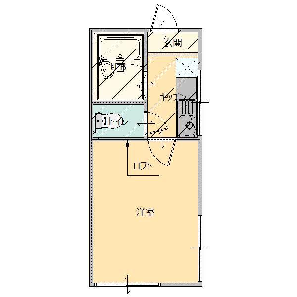 ウォールデン成島　弐番館（105） 間取り図画像