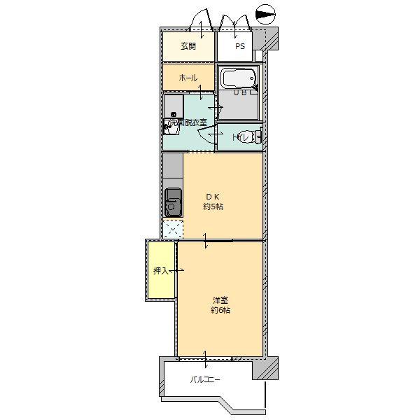 パールマンション（205） 間取り図画像