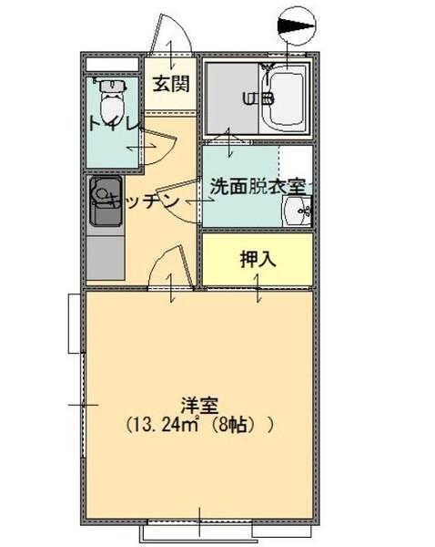 エスポワール（201） 間取り図画像