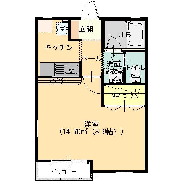 城東ホームズⅡ（201） 間取り図画像